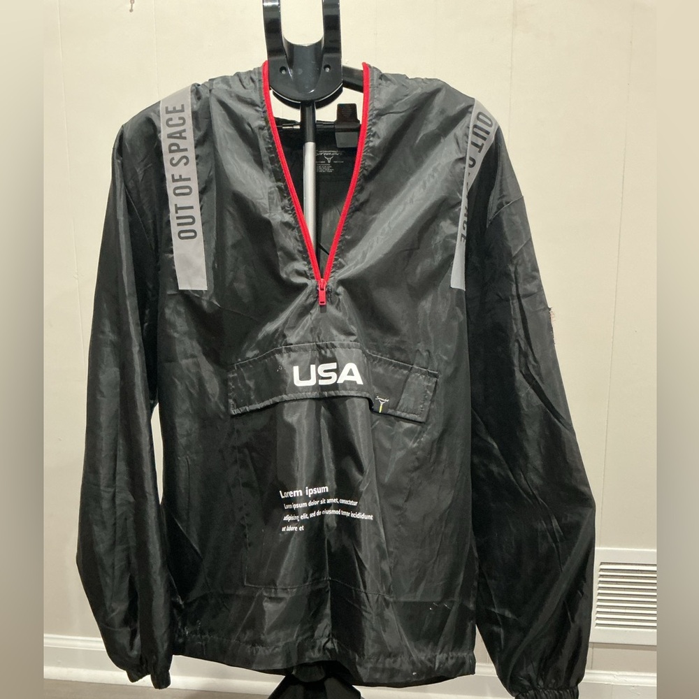 Screenshot - Black/Red/Silver Windbreaker Jacket